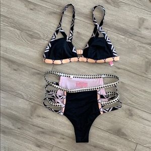 VS high waisted bikini set